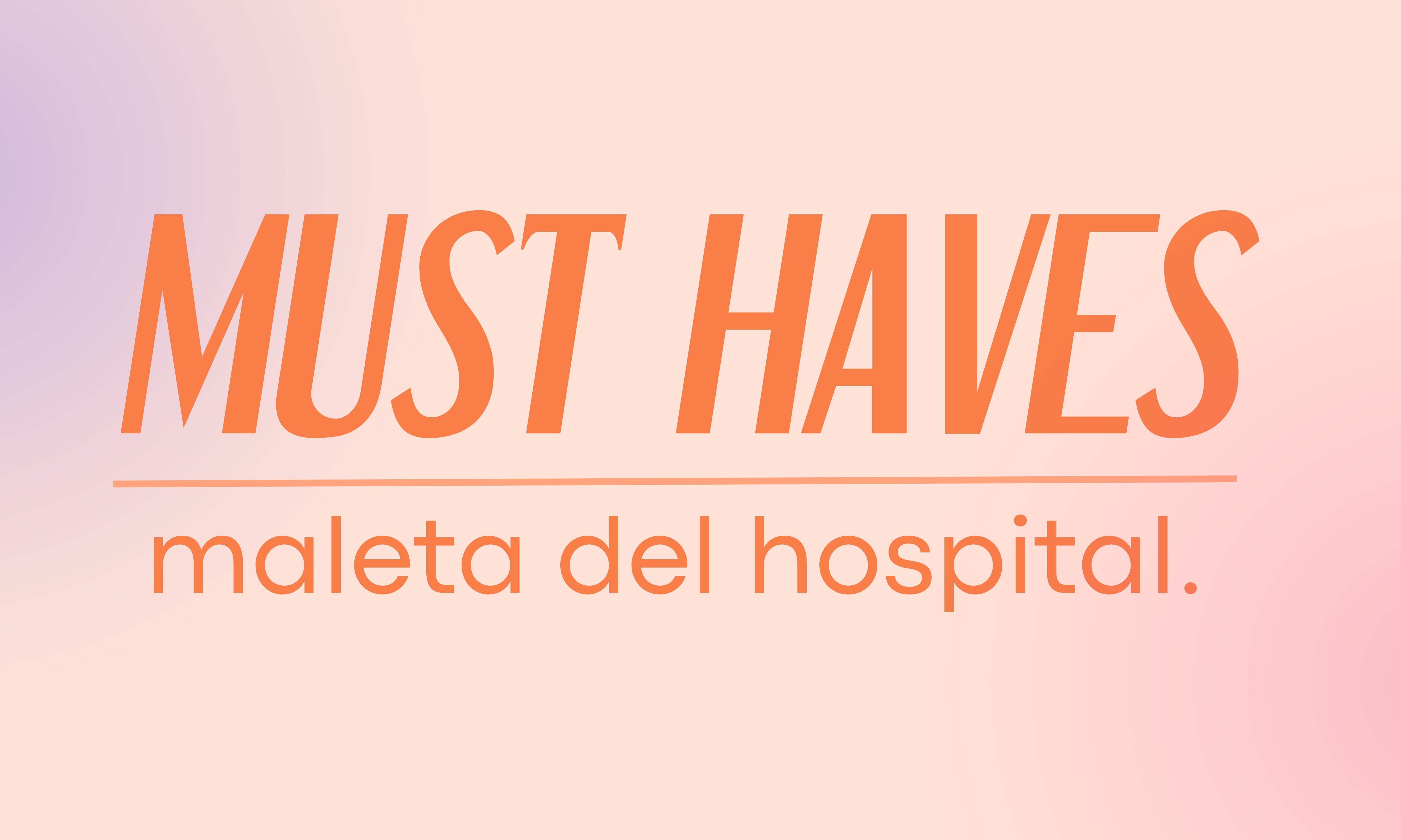 Must haves de la maleta de hospital