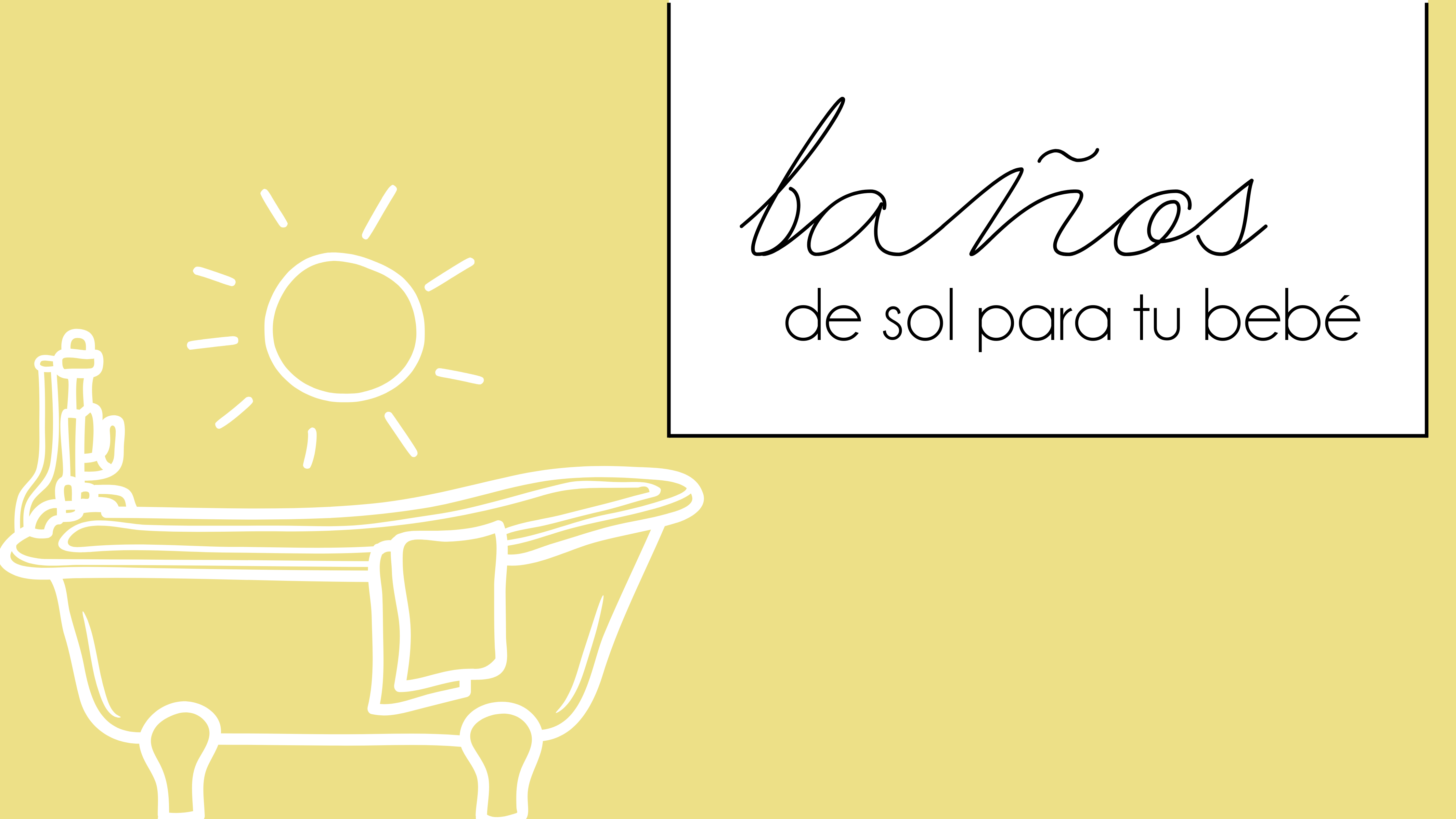 Baños de sol para tu bebé