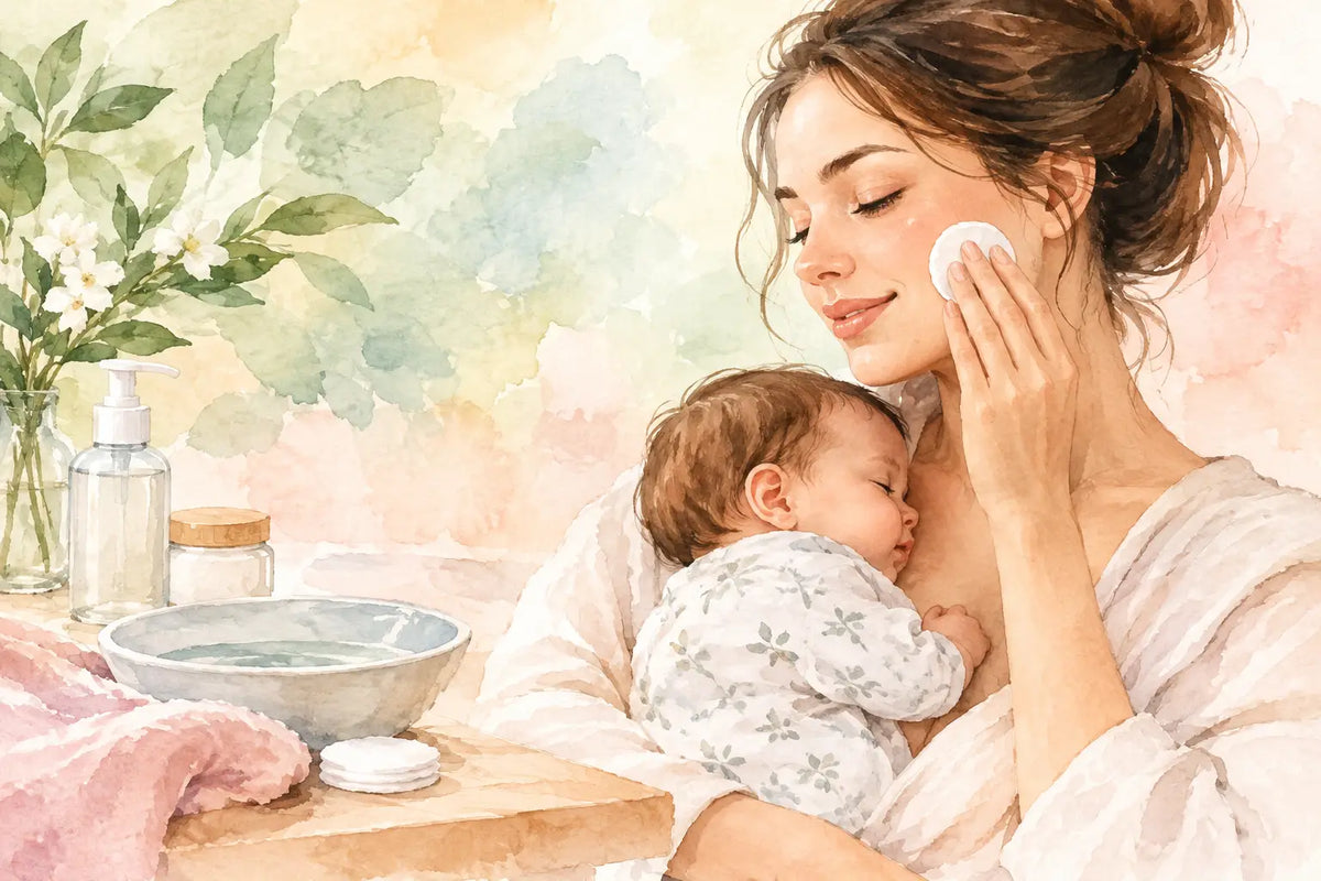 Limpieza facial en lactancia sin complicarte