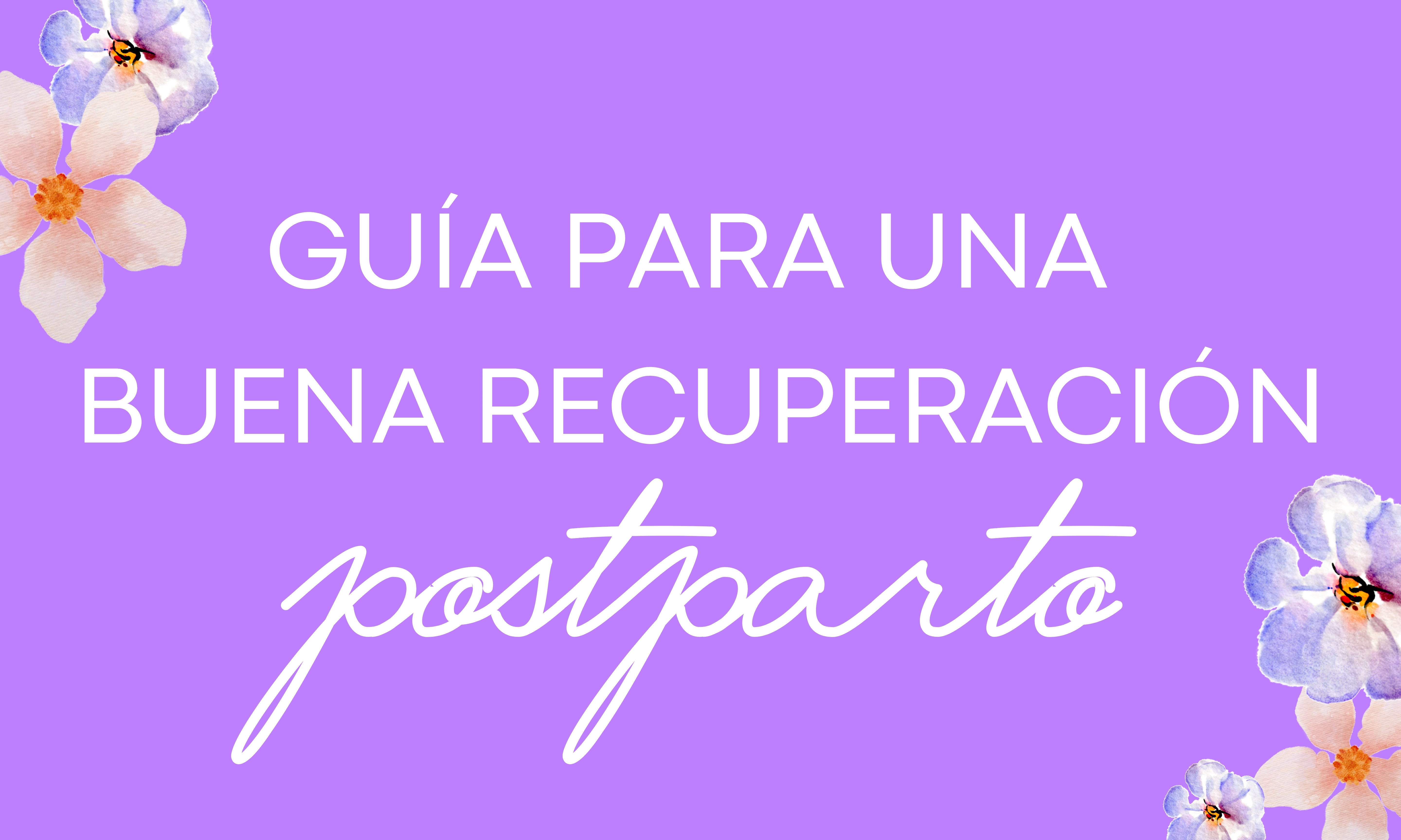 Guía para una buena recuperación postparto