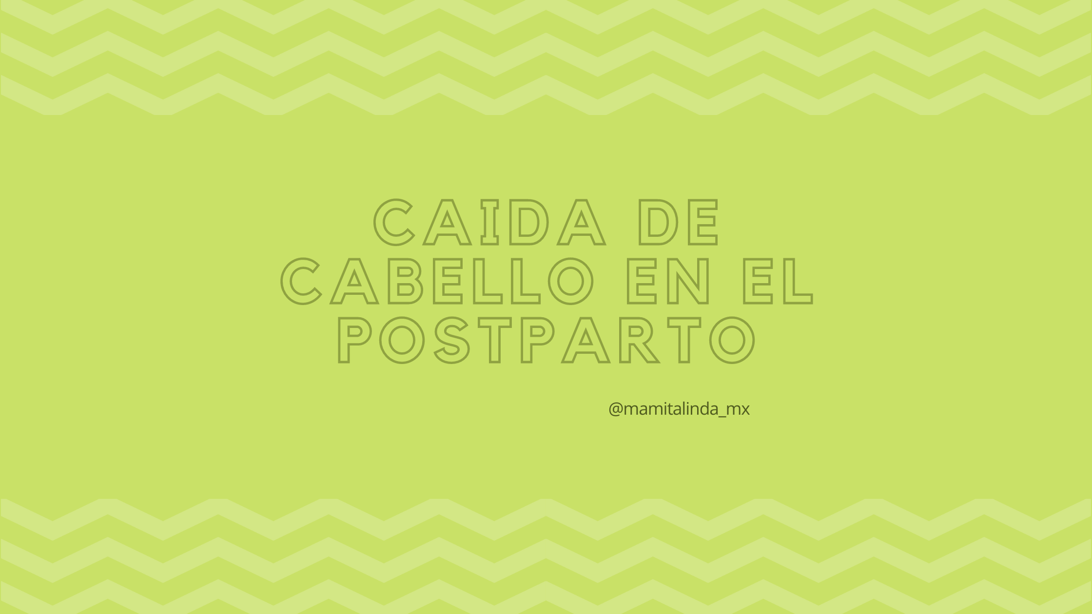 La caída del cabello en el postparto