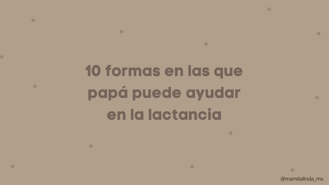 10 FORMAS EN LAS QUE PAPÁ PUEDE AYUDAR EN LA LACTANCIA