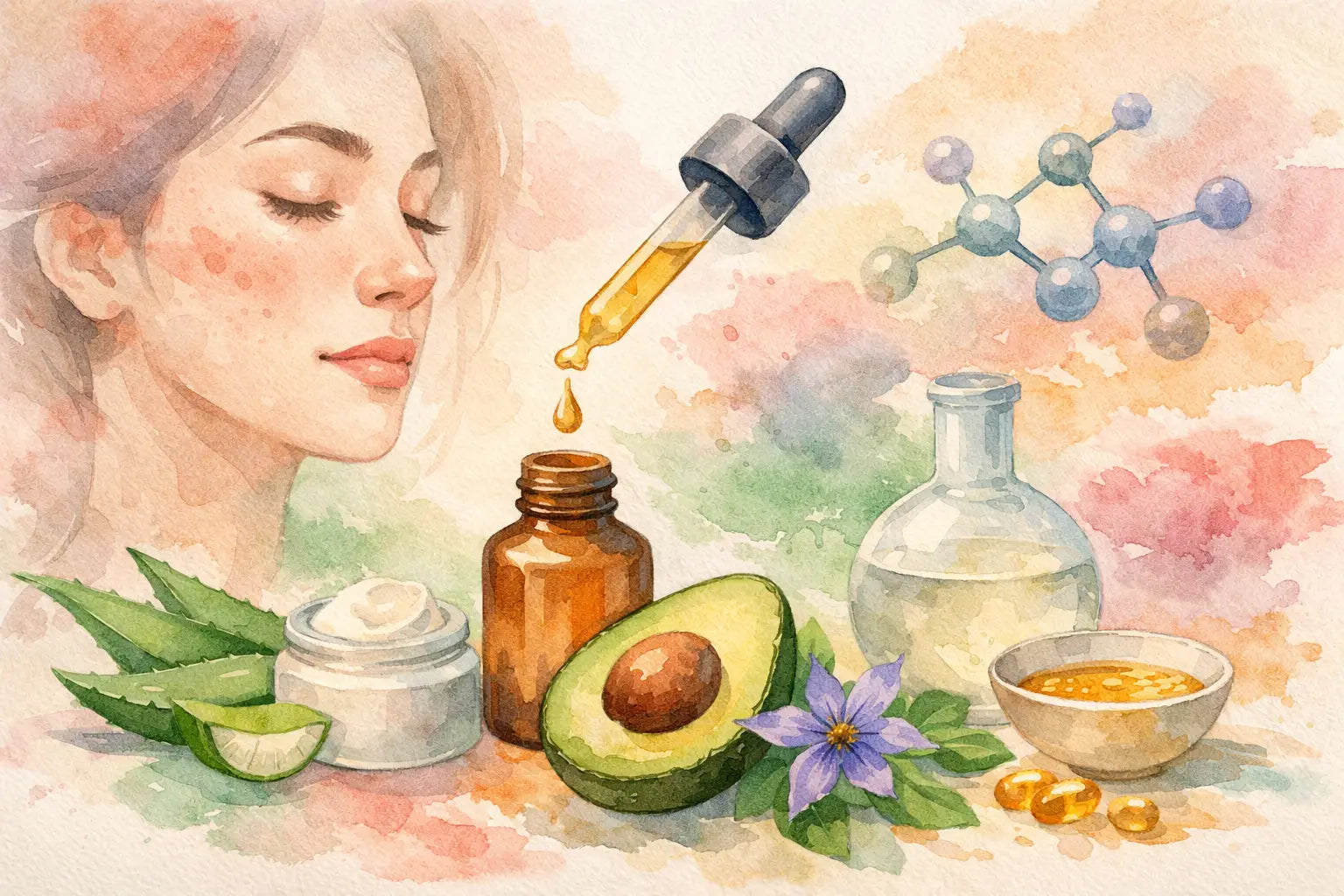 Mejores ingredientes para piel hormonal
