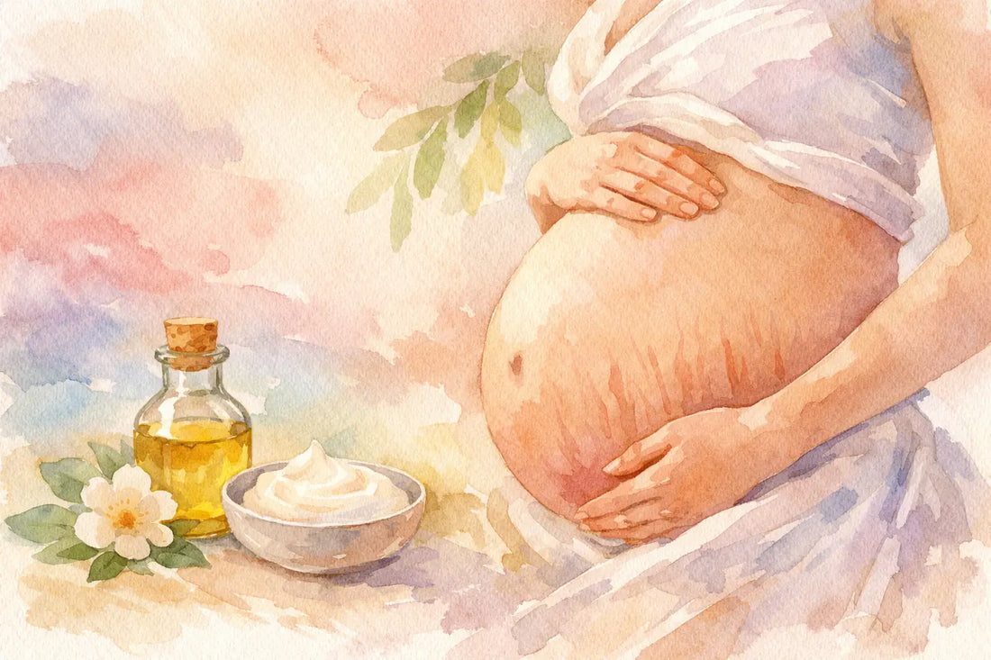 ¿Aceite o crema para estrías en el embarazo?