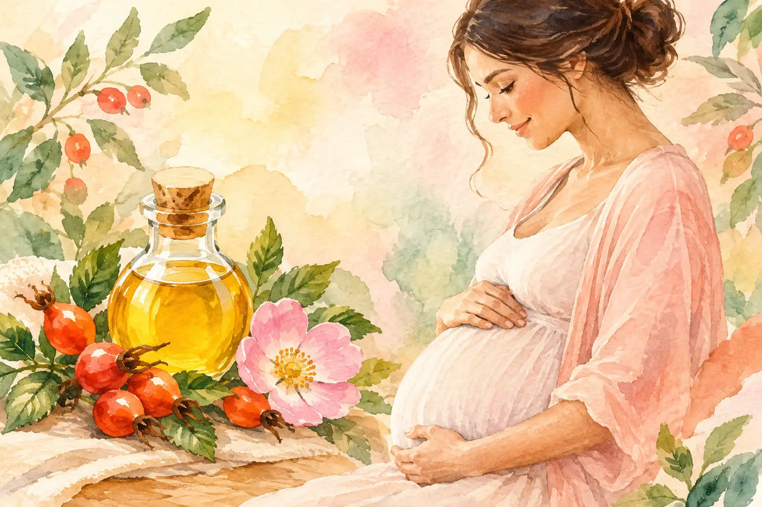 Aceite mosqueta para cuidar tu piel en maternidad