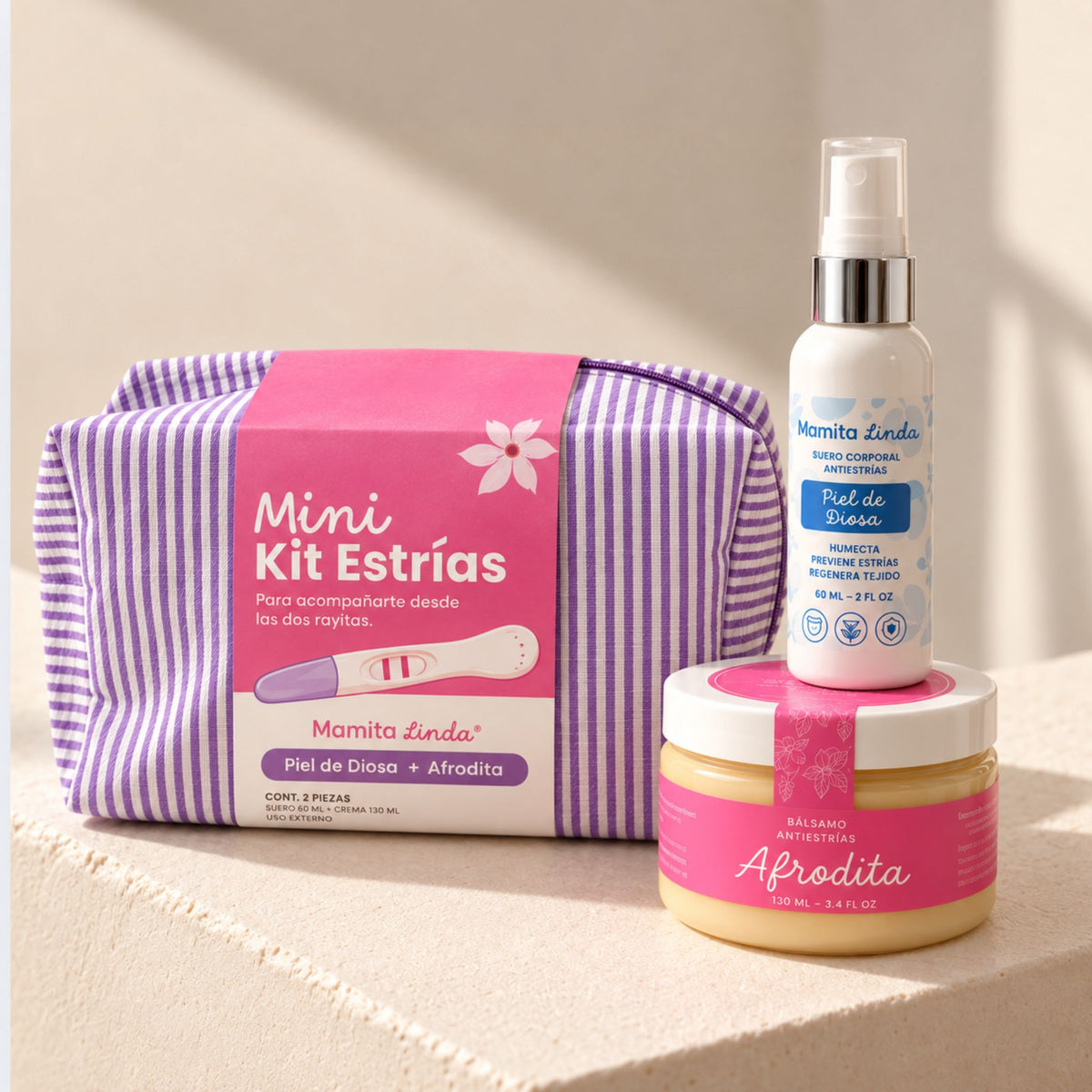 Mini Kit Estrías: tu primer ritual desde las dos rayitas PREVENTA